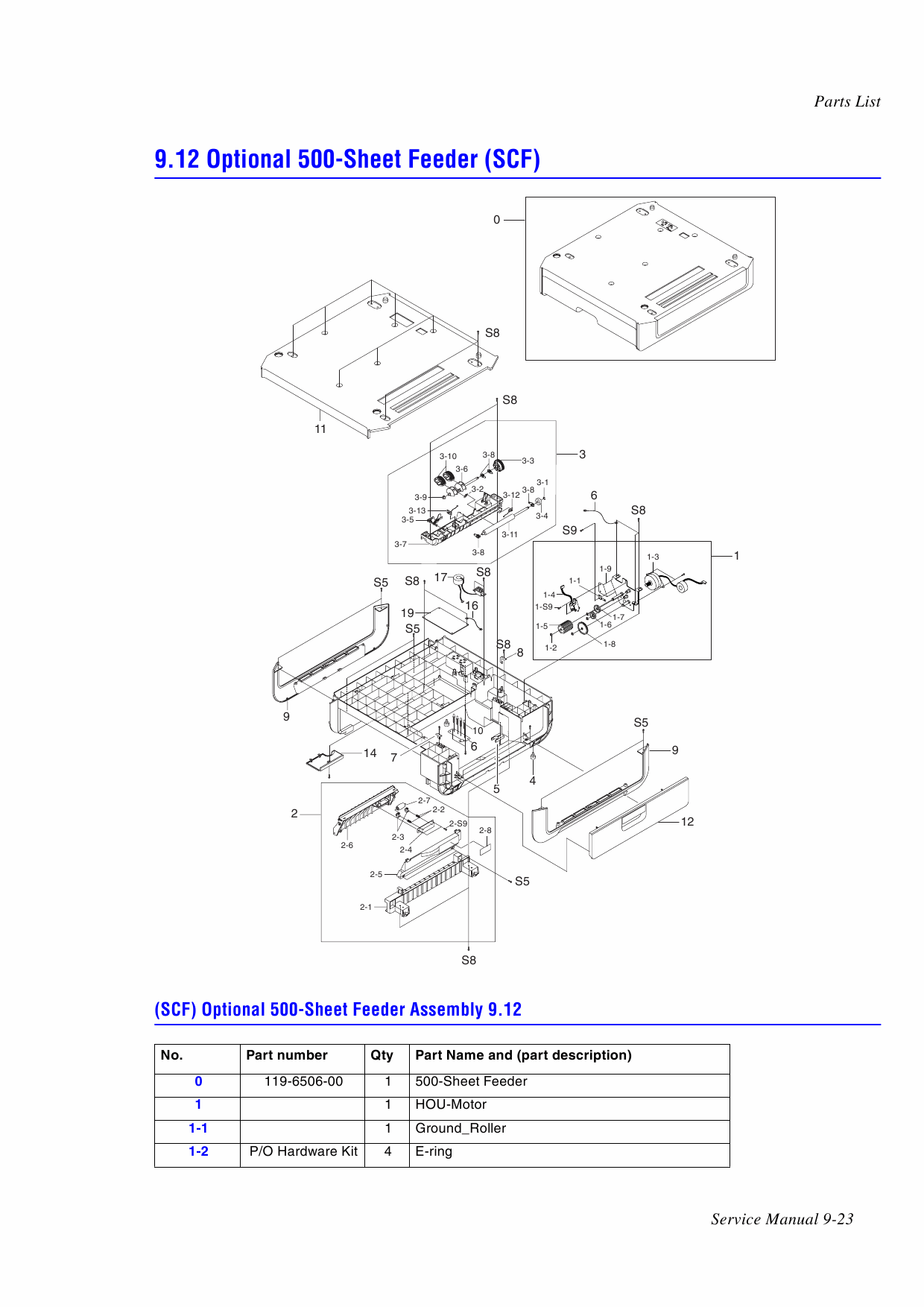 Xerox Phaser 6100 Parts List Manual-3